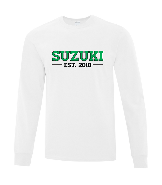 ADULT Suzuki EST 2010 Cotton Long Sleeve with Printed Logo