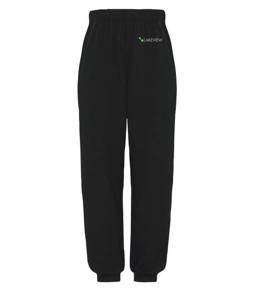 Lakeview Youth Fleece Sweatpants with Printed Logo