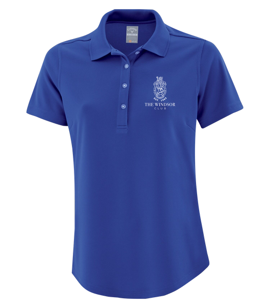 The Windsor Club Ladies Callaway Performance Polo with Embroidered Logo