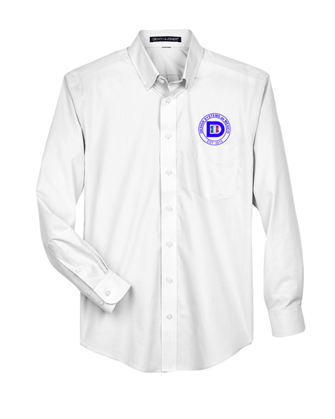Design Systems de Mexico Badge Solid Broadcloth Dress Shirt