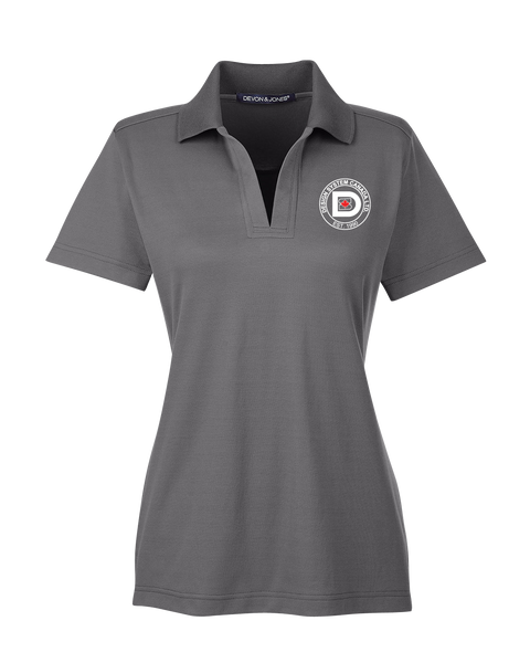 Design Systems Canada Ladies Plaited Badge Polo
