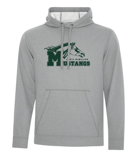 Mustang Youth Dri-Fit Hoodie With Printed Logo