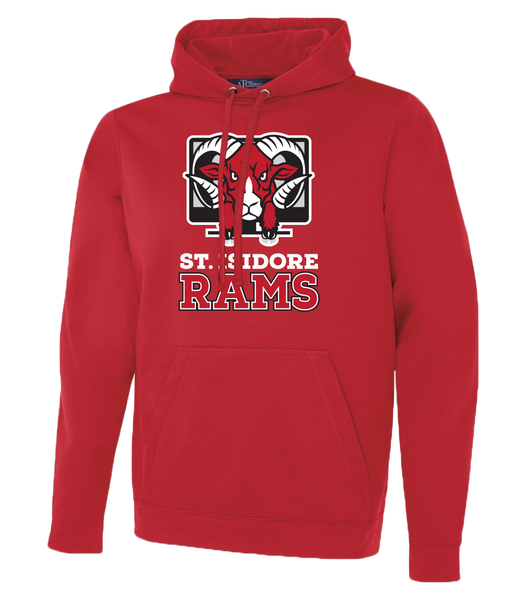Rams Adult Dri-Fit Hoodie With Printed logo