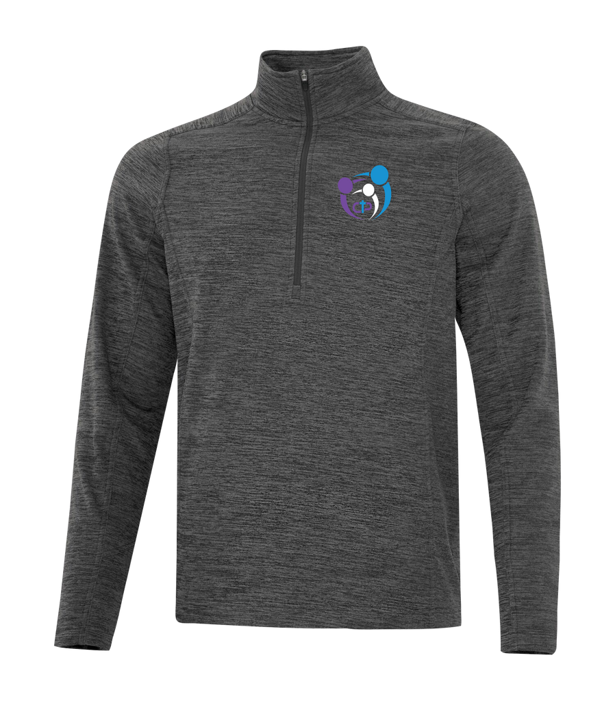 CPCO Adult 1/2 Zip Sweater with Left Chest Embroidered Logo