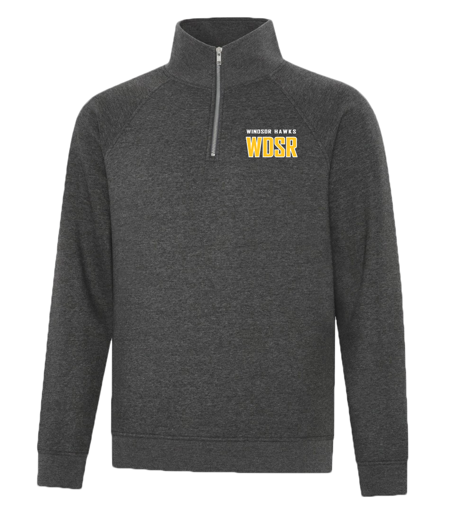 WDSR Adult Vintage 1/4 Zip Sweatshirt with Embroidered Logo