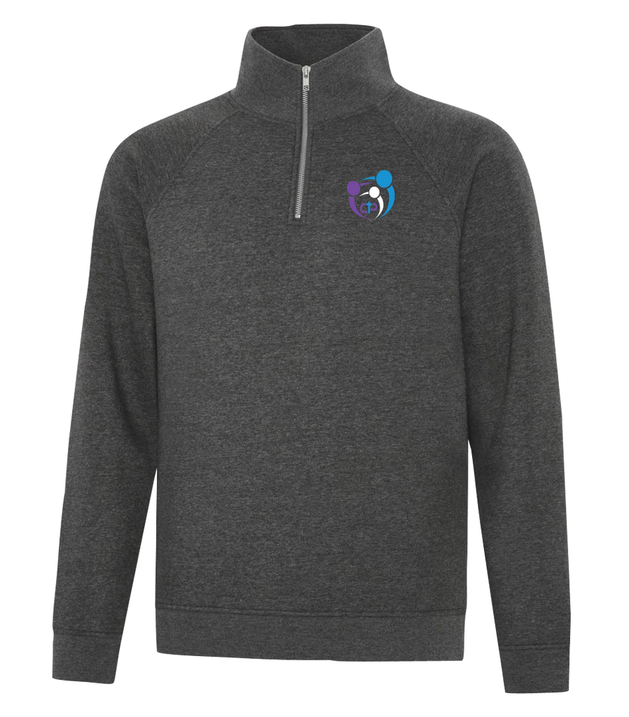 CPCO Adult Vintage 1/4 Zip Sweatshirt with Embroidered Logo
