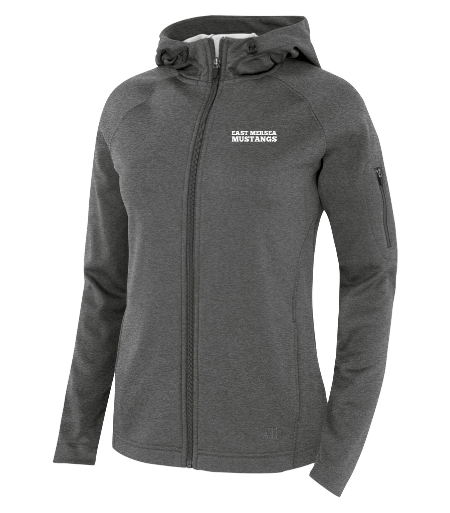 East Mersea Ladies Hooded Yoga jacket with Embroidered Logo