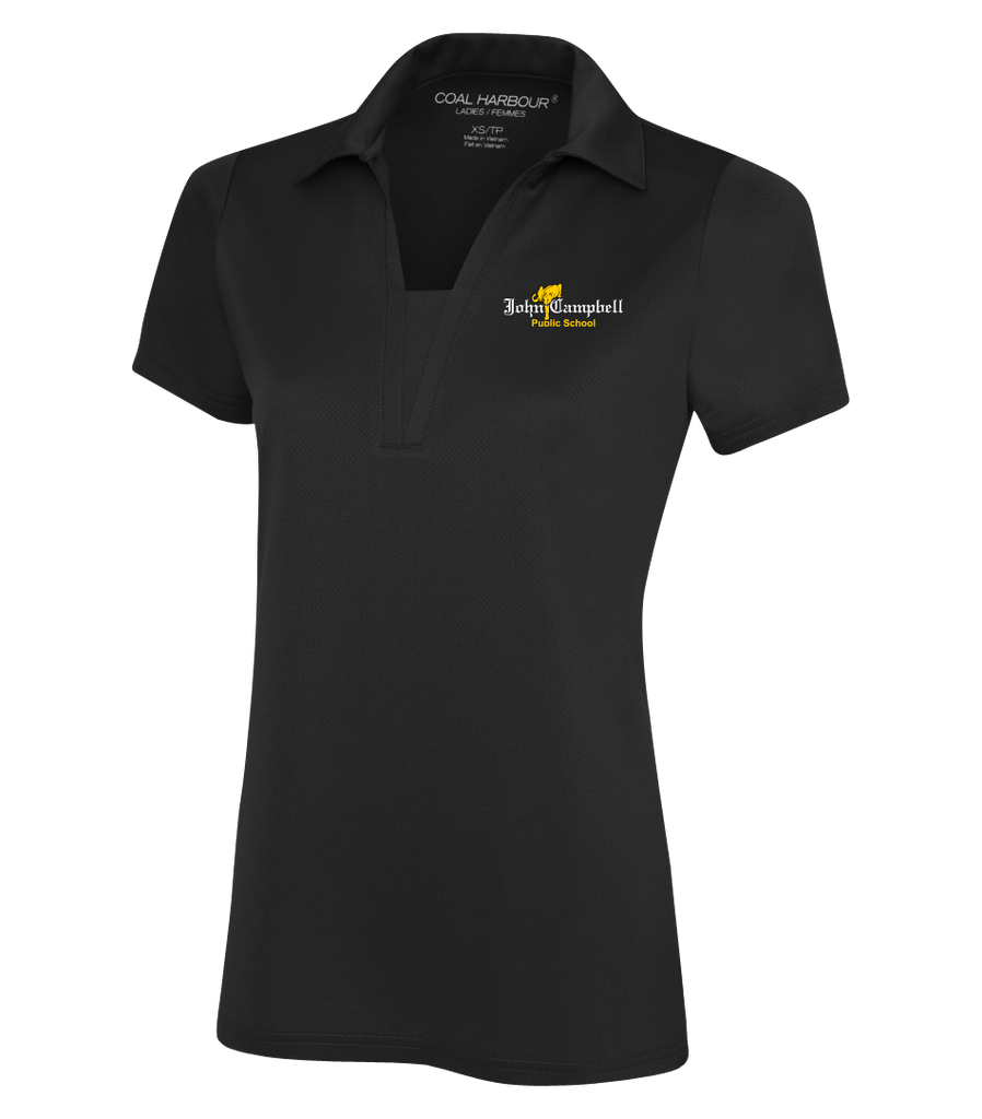 John Campbell Staff Ladies' Sport Shirt with Embroidered Logo