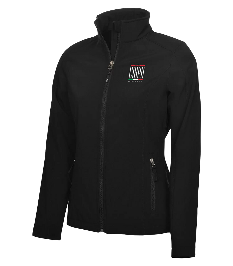 CIBPA Windsor Ladies Water Repellent Soft Shell Jacket with Left Chest Embroidered Logo