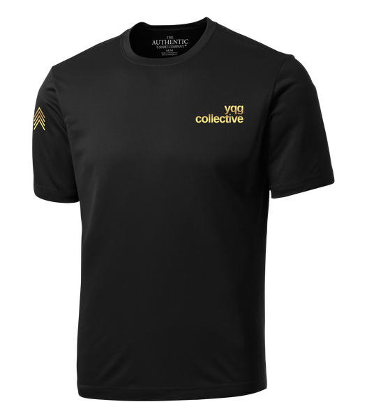 YQG Collective Dri-Fit T-Shirt with Gold Printed Logo