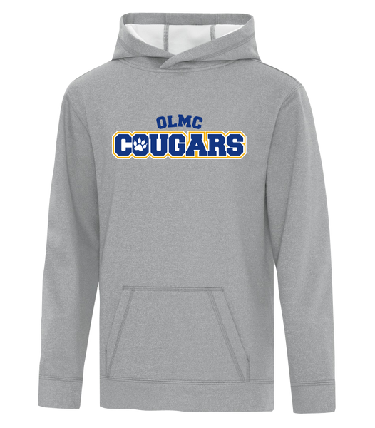 OLMC Cougars Youth Dri-Fit Hoodie With Printed Logo