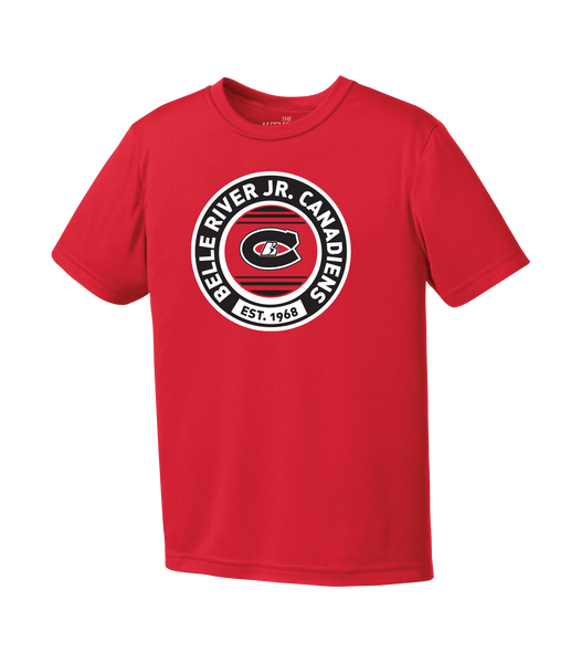 Belle River Jr Canadiens Youth Dri-Fit T-Shirt with Printed Logo