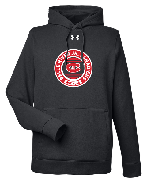 Belle River Jr Canadiens Adult Pullover Hooded Sweatshirt with Printed Logo