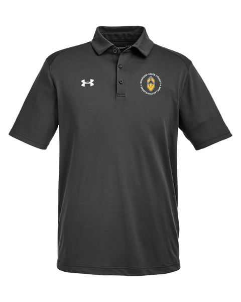 Windsor Essex Sports Hall Of Fame Adult Tipped Teams Performance Polo with Embroidered Logo