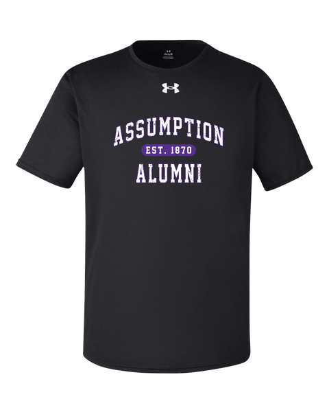 "Assumption Alumni Est. 1870" Adult Under Armour® Team T-Shirt with Printed Logo