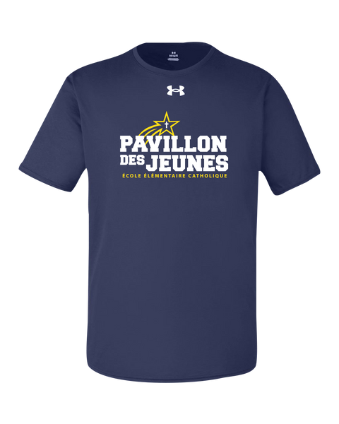 Pavillon Des Jeunes Adult Under Armour® Tech T-Shirt with Printed Logo
