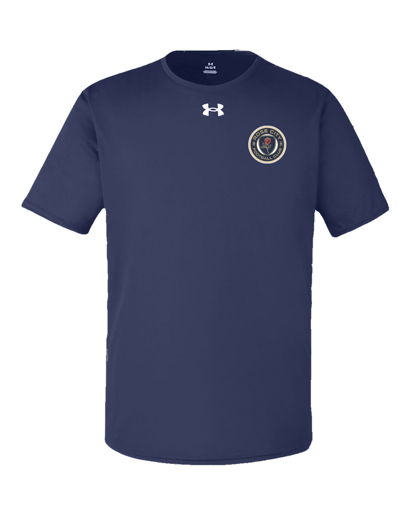 Rose City Football Club Mens' Team Tech T-Shirt with Printed Logo