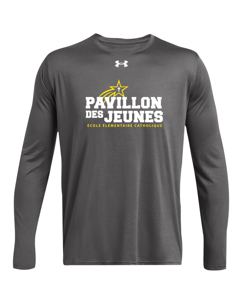 Pavillon Des Jeunes Adult Under Armour® Long Sleeve T-Shirt with Printed Logo