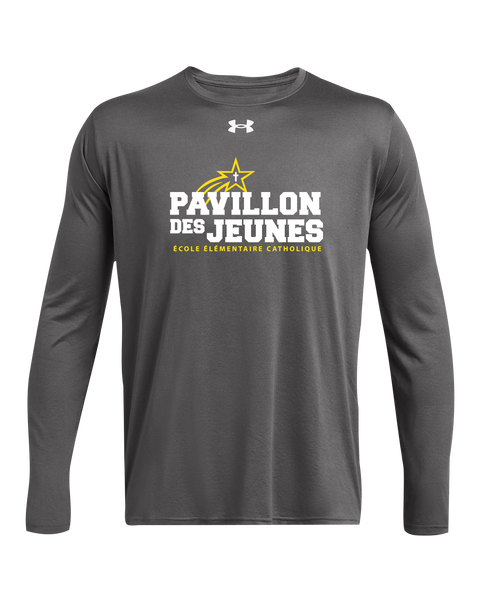Pavillon Des Jeunes Adult Under Armour® Long Sleeve T-Shirt with Printed Logo