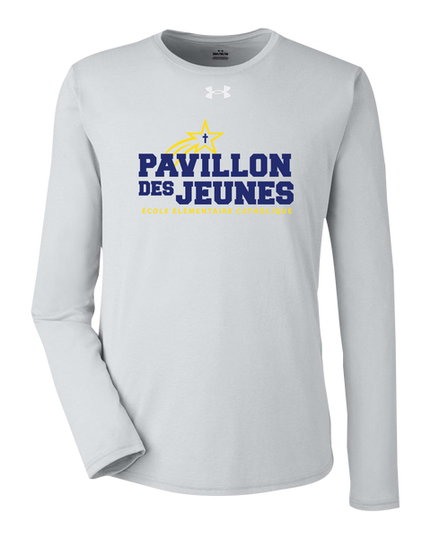 Pavillon Des Jeunes Adult Under Armour® Long Sleeve T-Shirt with Printed Logo