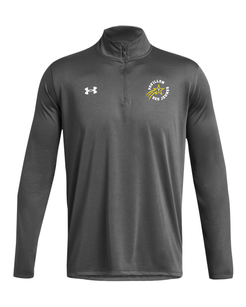 Pavillon Des Jeunes Adult Under Armour Half-Zip Pullover with Embroidered Logo