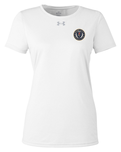 Rose City Football Club Ladies Team Tech T-Shirt with Printed Logo