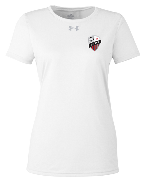 SWYSC Ladies Under Armour® Team Tech T-Shirt with Printed Logo