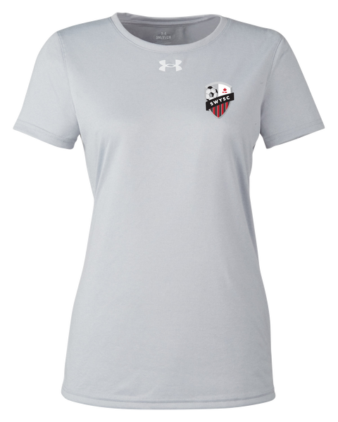 SWYSC Ladies Under Armour® Team Tech T-Shirt with Printed Logo