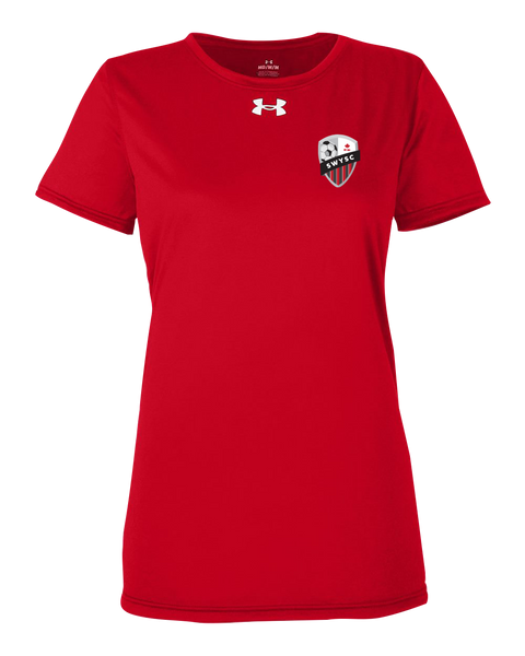 SWYSC Ladies Under Armour® Team Tech T-Shirt with Printed Logo