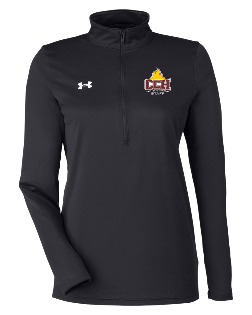 Catholic Central Adult Team Tech Half-Zip with Embroidered Logo