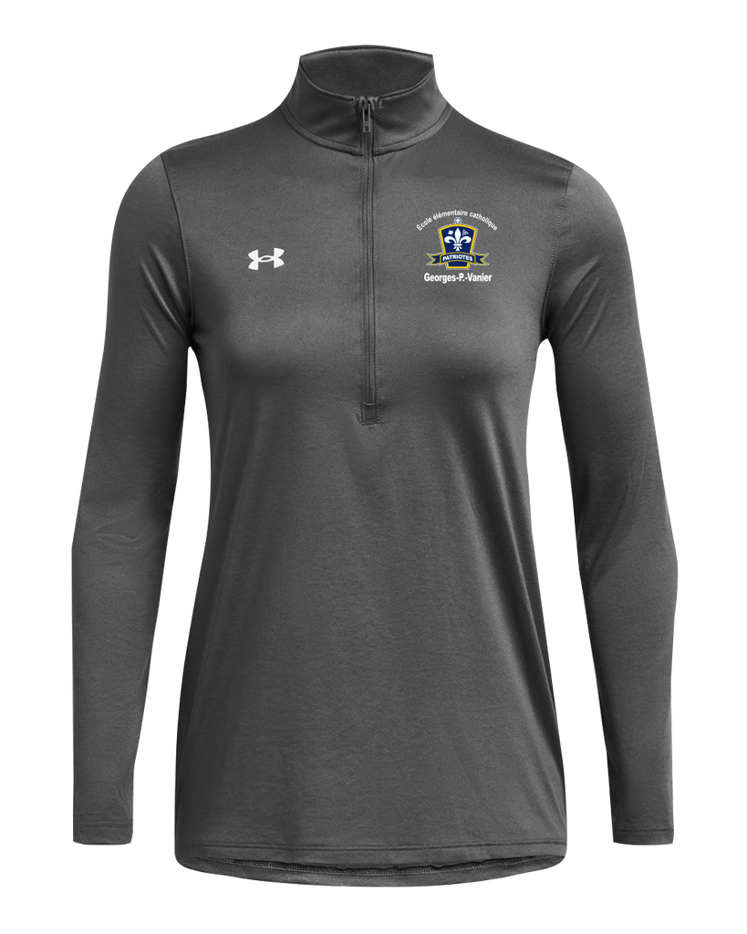 Georges-P.-Vanier Ladies Under Armour Half-Zip Pullover with Embroidered Logo