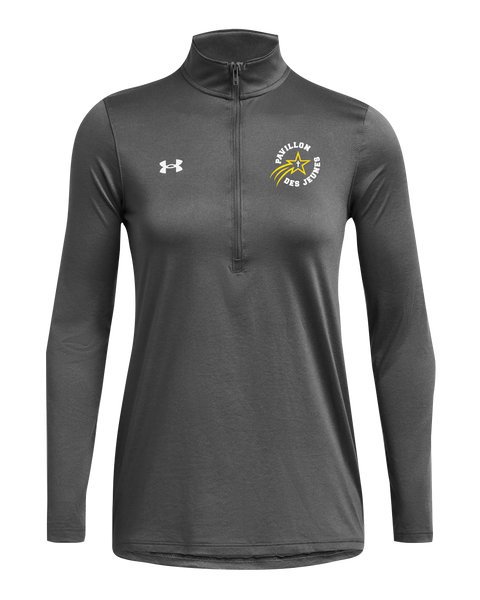 Pavillon Des Jeunes Ladies Under Armour Half-Zip Pullover with Embroidered Logo