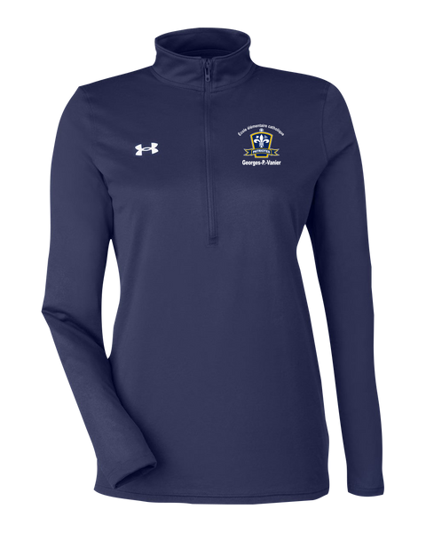 Georges-P.-Vanier Ladies Under Armour Half-Zip Pullover with Embroidered Logo