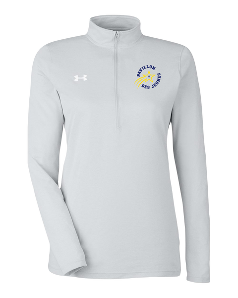Pavillon Des Jeunes Ladies Under Armour Half-Zip Pullover with Embroidered Logo