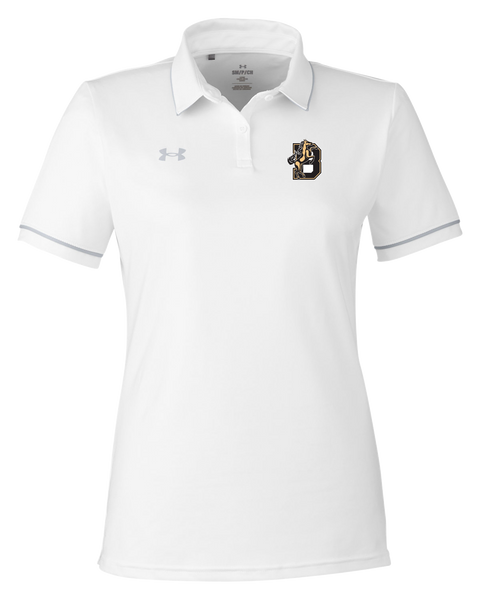 Frank W. Begley Ladies' Tipped Teams Performance Polo with Embroidered Logo