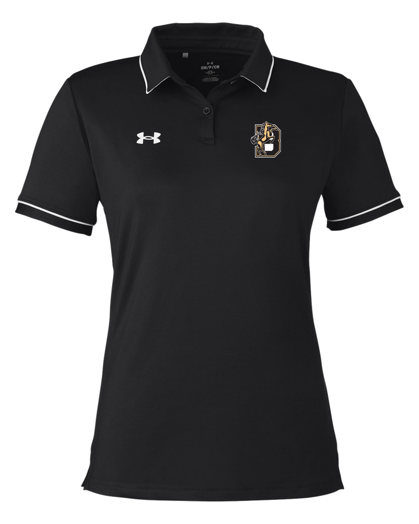 Frank W. Begley Ladies' Tipped Teams Performance Polo with Embroidered Logo