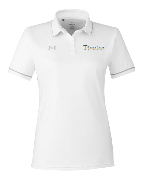 TransForm Ladies' Tipped Teams Performance Polo with Embroidered Logo