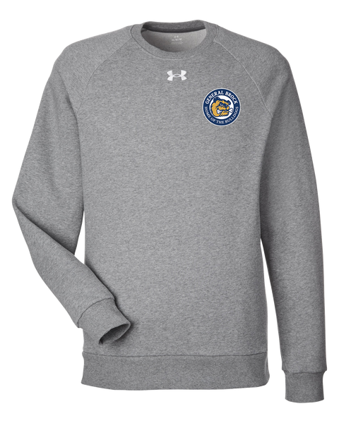 General Brock Under Armour® Rival Fleece Sweatshirt with Embroidered Logo