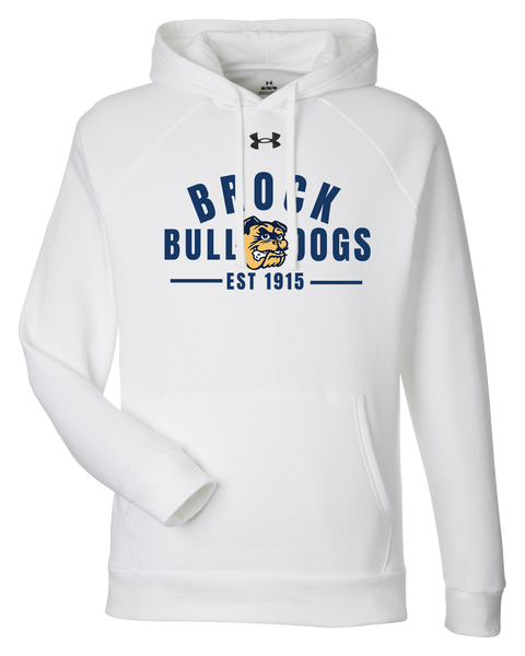 General Brock EST 1915 Adult Under Armour® Rival Fleece Hooded Sweatshirt with Printed Logo