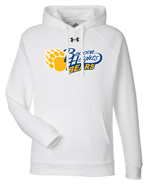 Beacon Heights Under Armour® Rival Fleece Hooded Sweatshirt with Printed Logo