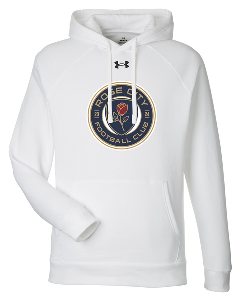 Rose City Football Club Adult Under Armour® Rival Fleece Hooded Sweatshirt with Printed Logo