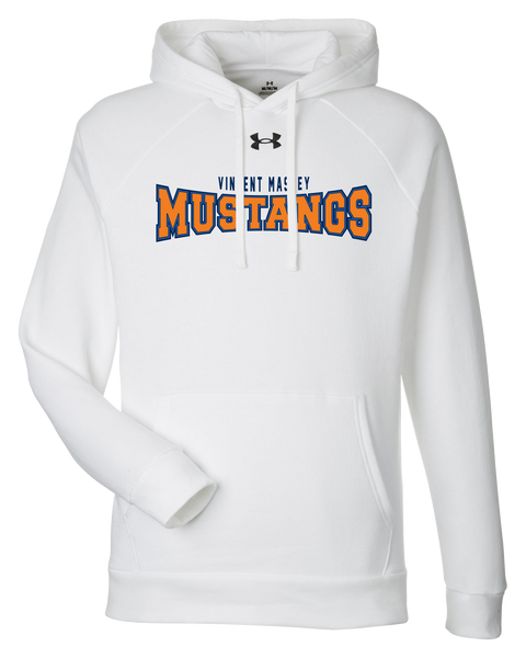 Vincent Massey Under Armour® Rival Fleece Hooded Sweatshirt with Printed Logo