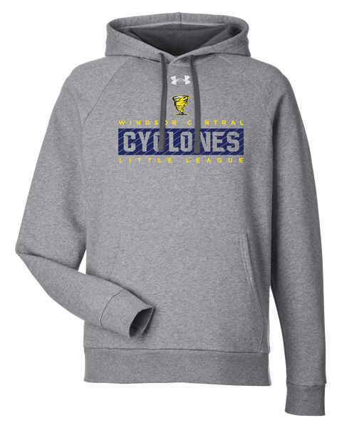 Cyclones Adult Under Armour® Rival Fleece Hooded Sweatshirt with Printed Logo