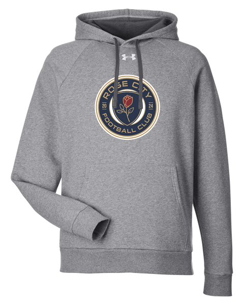 Rose City Football Club Adult Under Armour® Rival Fleece Hooded Sweatshirt with Printed Logo