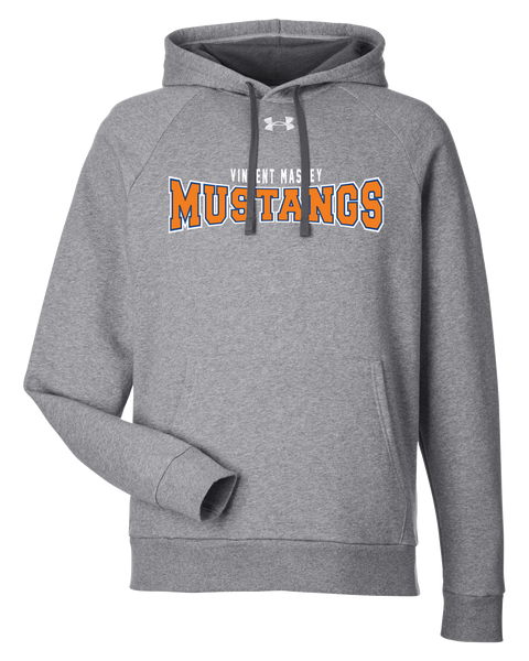 Vincent Massey Under Armour® Rival Fleece Hooded Sweatshirt with Printed Logo