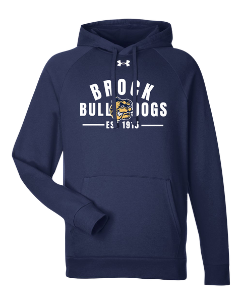 General Brock EST 1915 Adult Under Armour® Rival Fleece Hooded Sweatshirt with Printed Logo