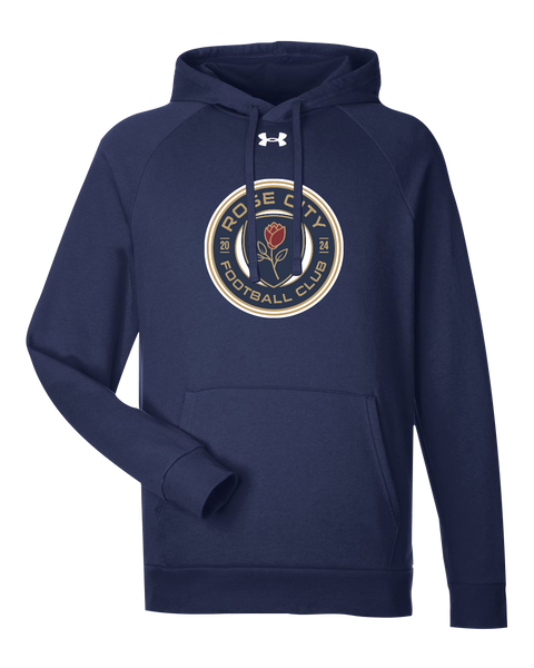 Rose City Football Club Adult Under Armour® Rival Fleece Hooded Sweatshirt with Printed Logo
