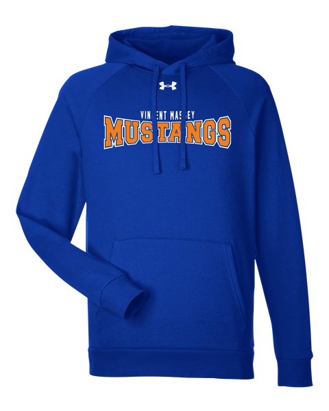 Vincent Massey Under Armour® Rival Fleece Hooded Sweatshirt with Printed Logo