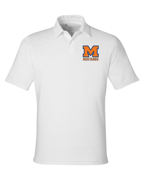 Vincent Massey Mens Under Armour® Recycled Polo with Embroidered Logo