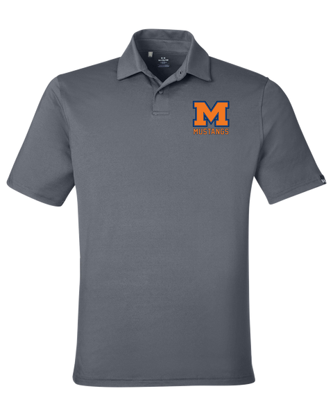 Vincent Massey Mens Under Armour® Recycled Polo with Embroidered Logo